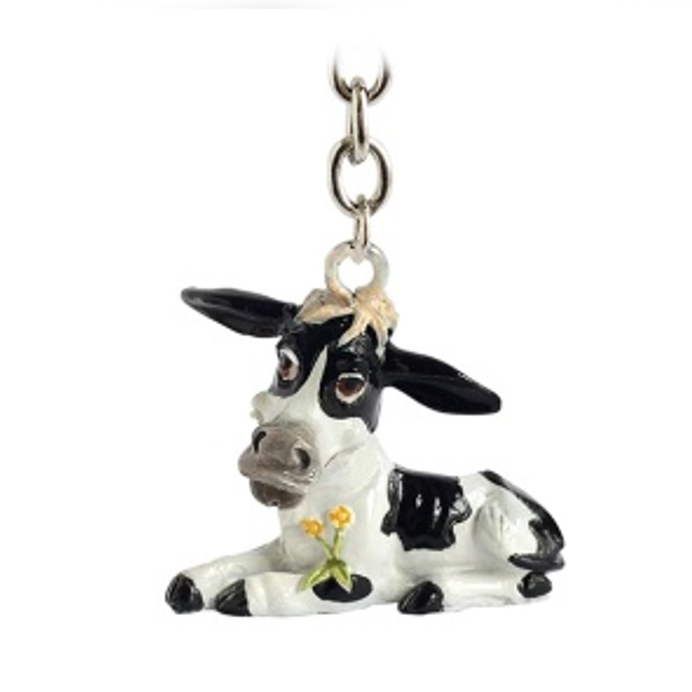 Thumbnail for Key Ring Cow on Gift Card Perfect for all Lovers of animals Designed in the UK