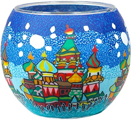 Thumbnail for  Glowing Glass Candle  Holder Moscow  Gift Boxed