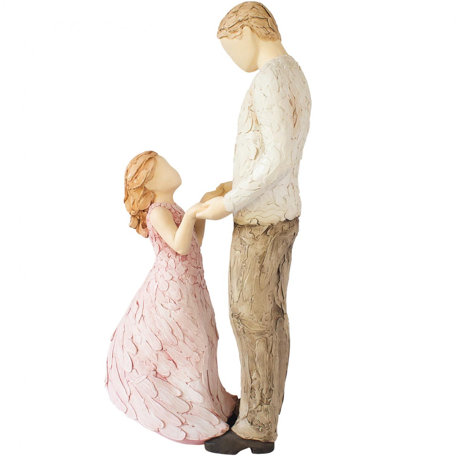 Thumbnail for 9610MTW  Angel of Mine Figurine More Than Words  27cmH  father and daughter,Gift Boxed Desgined and Created in the UK 