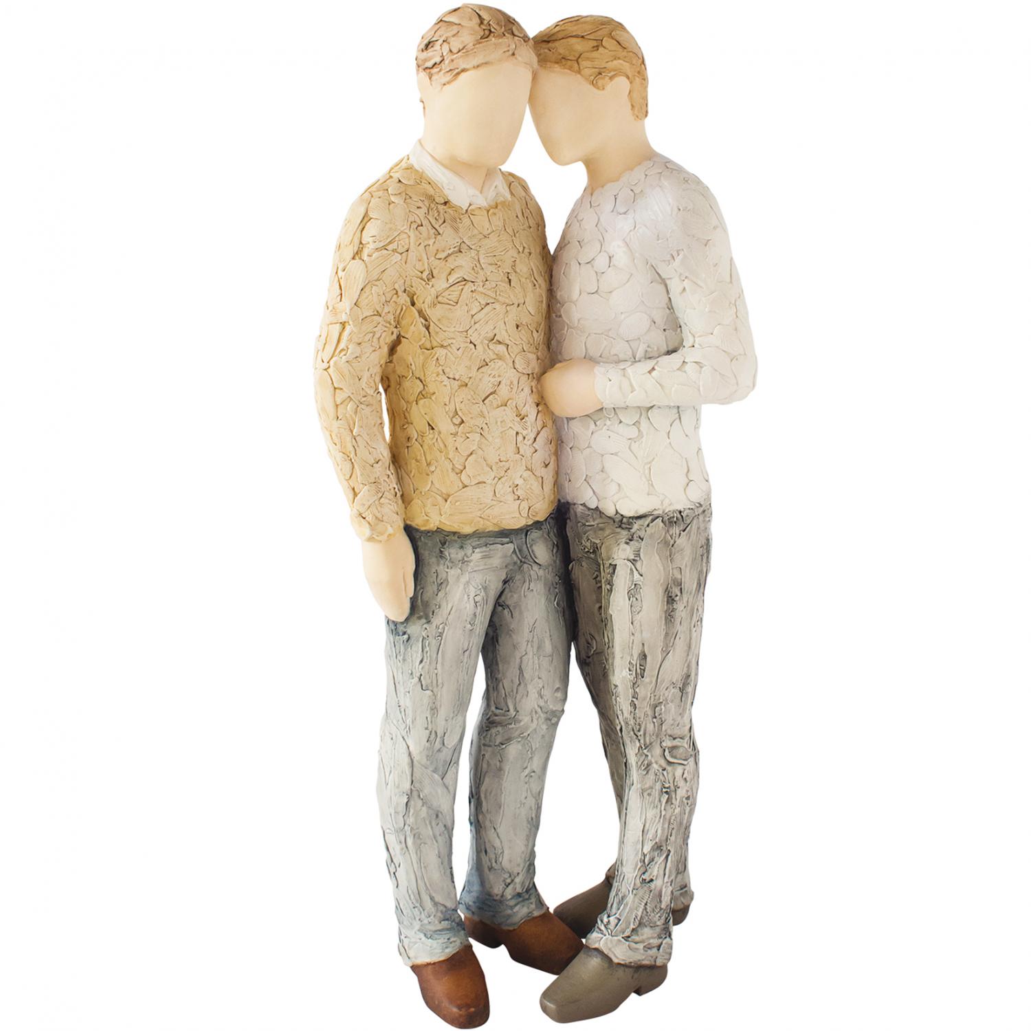 Thumbnail for 9611MTW Devoted Figurine More Than Words Gift Boxed 27cmH True partners in love and life Gifted Boxed. Designed and created in the UK