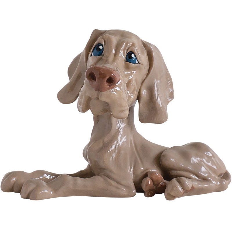 Thumbnail for  Weimaraner Dog Figurine Collectable Little Paws 15cmL Earl our beloved furry friends.  Gift Boxed Designed and Created in the UK