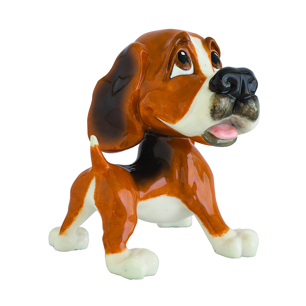 Thumbnail for  Beagle Dog Figurine Collatable Little Paws Baxter 11cm our beloved furry friends.  Gifted Boxed Designed and Created in the UK