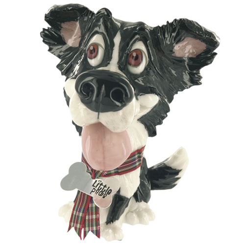 Thumbnail for  Border Collie Dog Figurine Collectable Little Paws Gyp 13cmH our beloved furry friends Gift Boxed Designed and Created in the UK