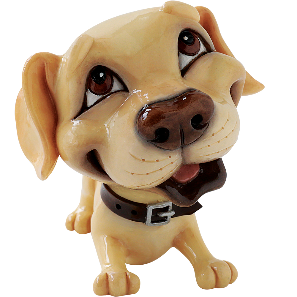 Thumbnail for Labrador Dog Figurine Collectable Little Paws 13cmH Marlie Yellow our beloved furry friends.  Gifted Boxed Designed and Created in the UK