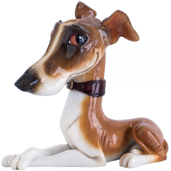 Thumbnail for Whippet Dog Figurine Collectable Little Paws 11.5 cm H Star our beloved furry friends. Gift Boxed Designed and Created in the UK