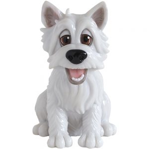 Thumbnail for  Westie Dog Figurine Collectable Little Paws Wally 12cm our beloved furry friends. Gift Boxed Designed and Created in the UK