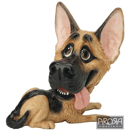 Thumbnail for  German Shepherd Dog Figurine Collectable Little Paws 11cm H Argo our beloved furry friends. Gifted Boxed Designed and Created in the UK